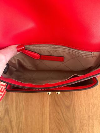 Bolso Michael Kors Rojo Dorado original