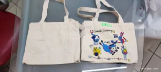 Borsette tote in tela o cotone Milos Grecia