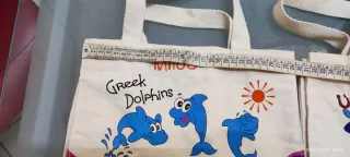 Borsette tote in tela o cotone Milos Grecia