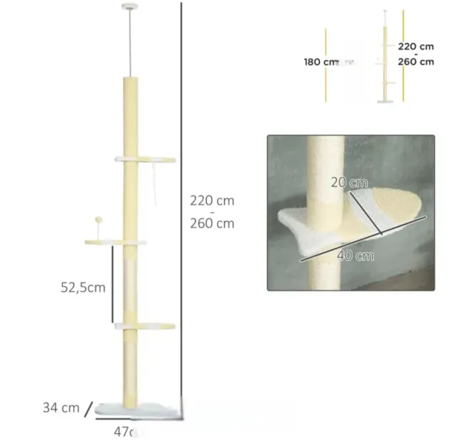 Árbol rascador para gatos