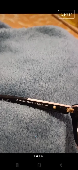 Gafas de sol negras y rosas , originales