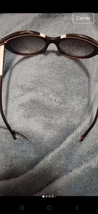 Gafas de sol negras y rosas , originales