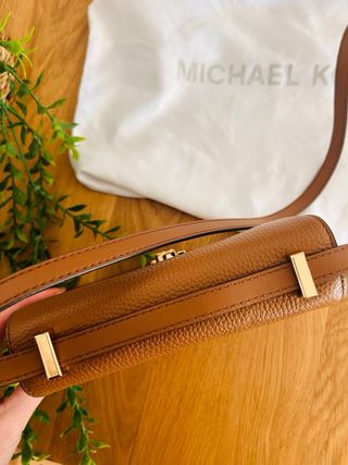 Bolso Michael Kors Marrón y Dorado original