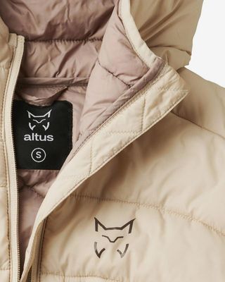 Chaqueta Altus Elbrus con capucha beige