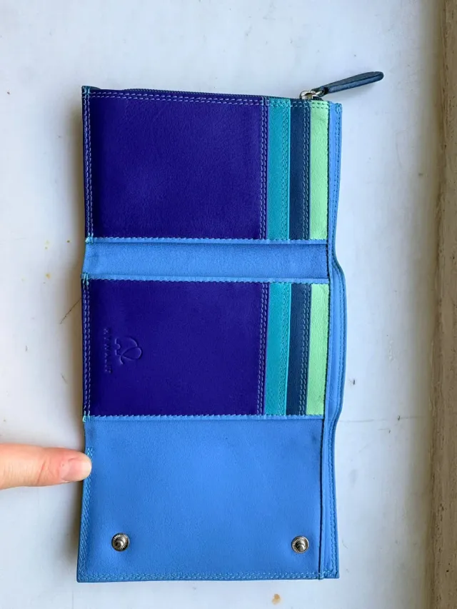 Portafoglio My Walit blu e viola