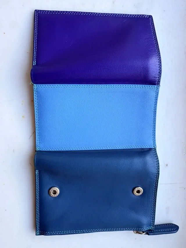 Portafoglio My Walit blu e viola