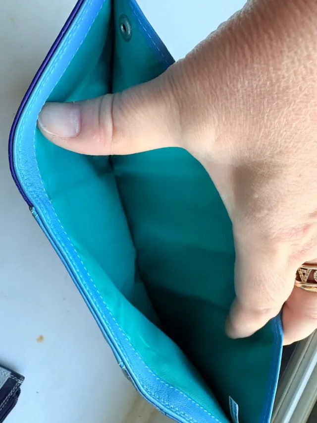 Portafoglio My Walit blu e viola