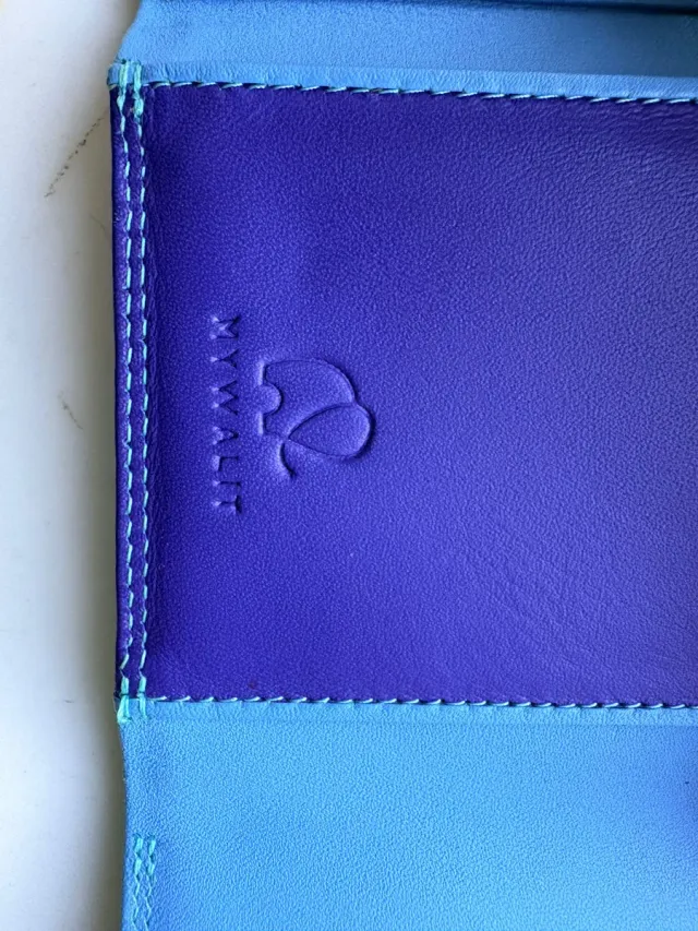 Portafoglio My Walit blu e viola