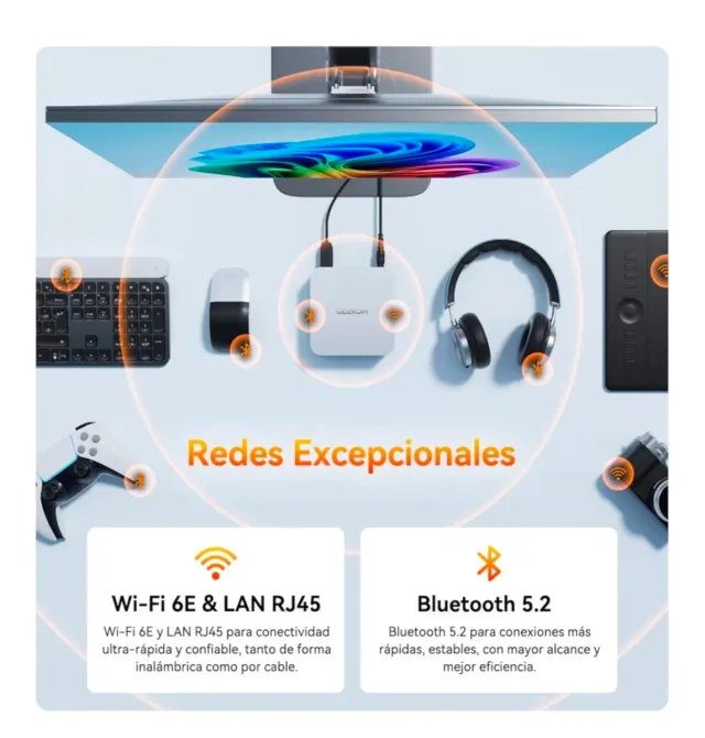 Mini PC GEEKOM A6 Plata/Blanco