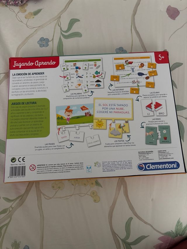 Juegos de Lectura Clementoni +5 años