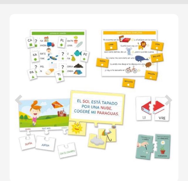 Juegos de Lectura Clementoni +5 años