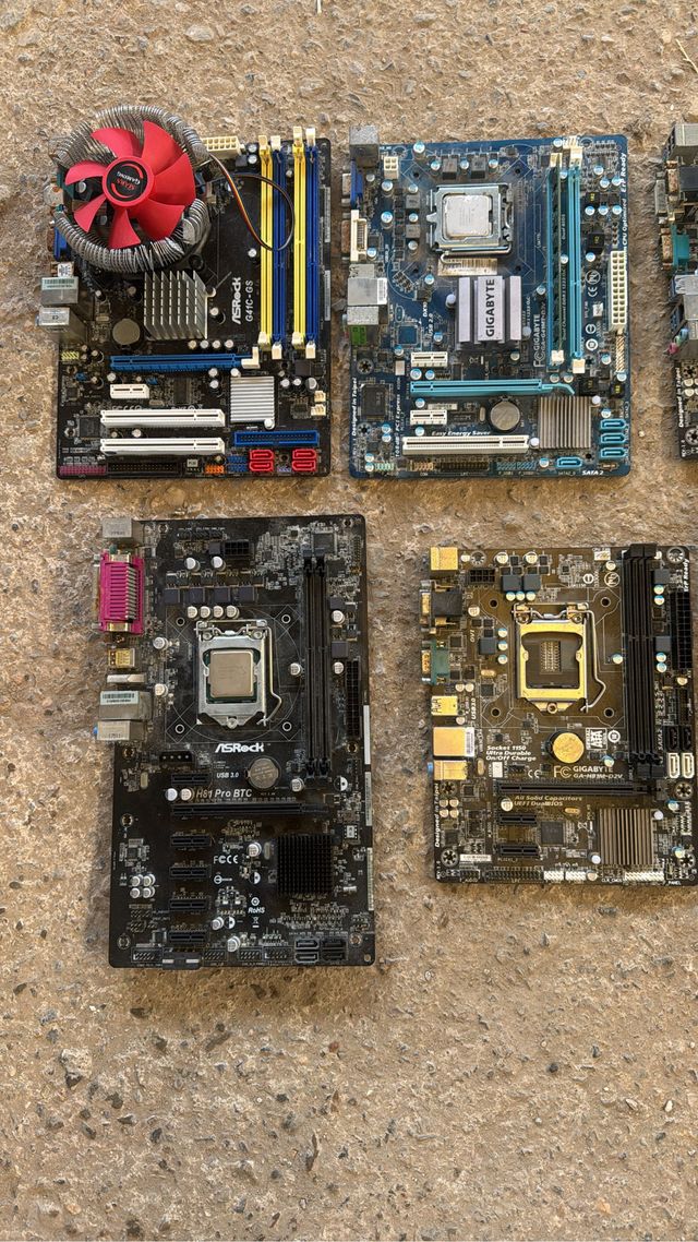 7 Placas Base ASRock y Gigabyte