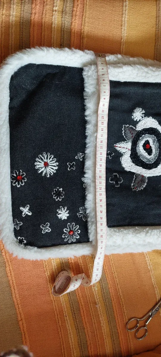 Bolso hippie grande bordado