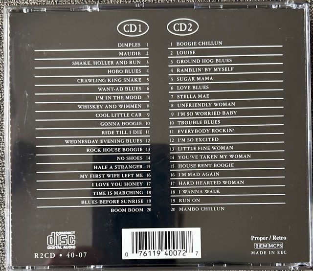 CD Doble John Lee Hooker - The Gold Collection