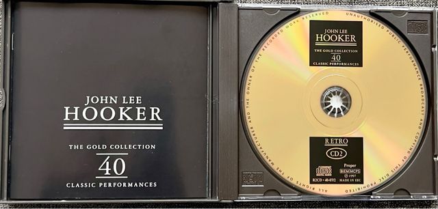 CD Doble John Lee Hooker - The Gold Collection