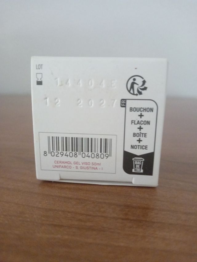 Gel facial hidratante ceramol nuevo