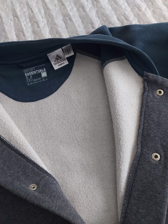 Jersey Adidas Azul y Gris