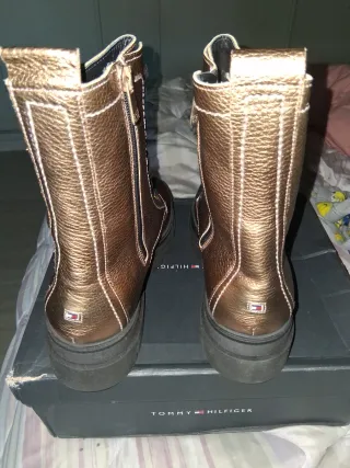 Stivali Tommy Hilfiger donna oro