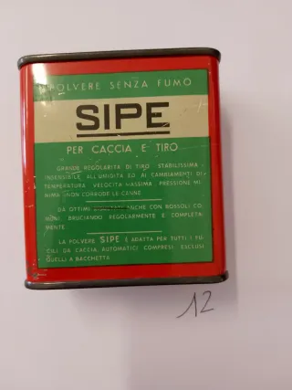 Collezione lattina polvere da sparo vuote.