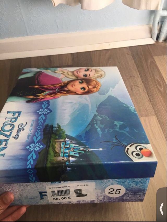 Botas Frozen Talla 25 Niña