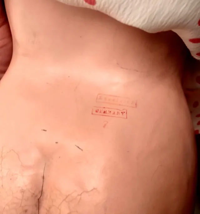 Muñeca antigua Kestner porcelana 80 cm..