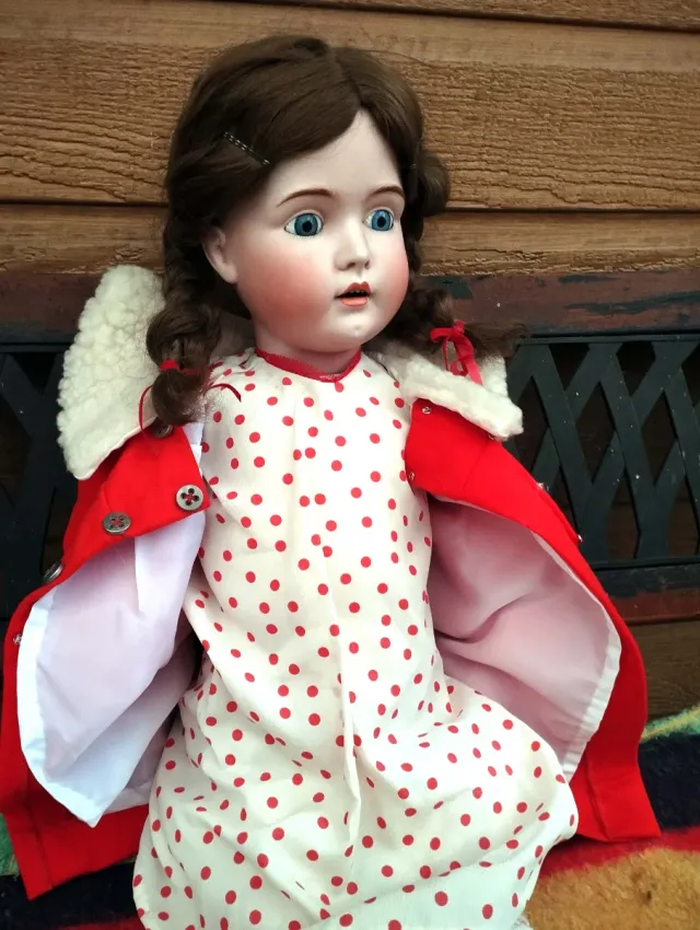 Muñeca antigua Kestner porcelana 80 cm..