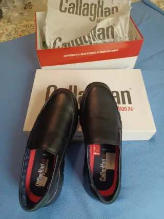 Zapatos Callaghan T40 Negros Nuevos