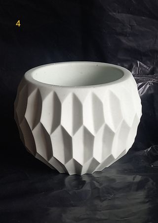 Peça cerâmica geométrica 7cm (Largura) x 6cm (Alt
