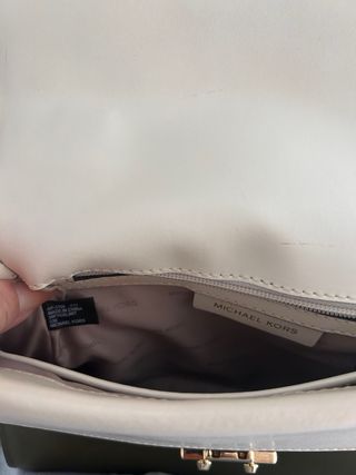 Bolso Michael Kors Negro y Verde Militar original