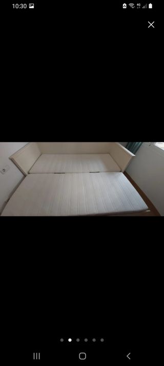 Diván IKEA Hemnes 3 cajones + 2 colchónes