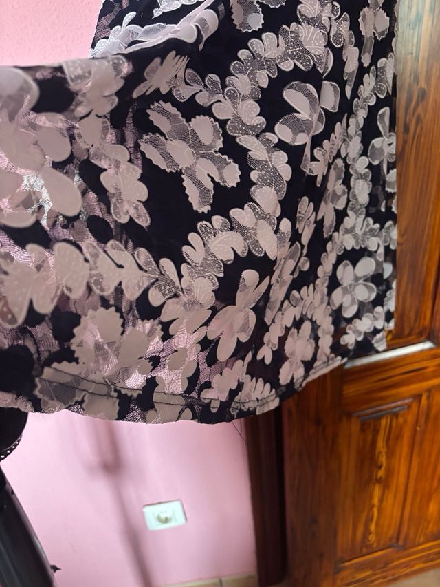 Vestido Apricot floral azul oscuro