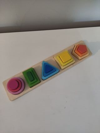 Juguete educativo de madera
