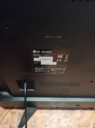 Televisor LG Negro Averiado