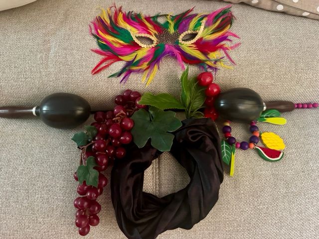 Disfraz Caribeña Hecho a Mano Talla S/M