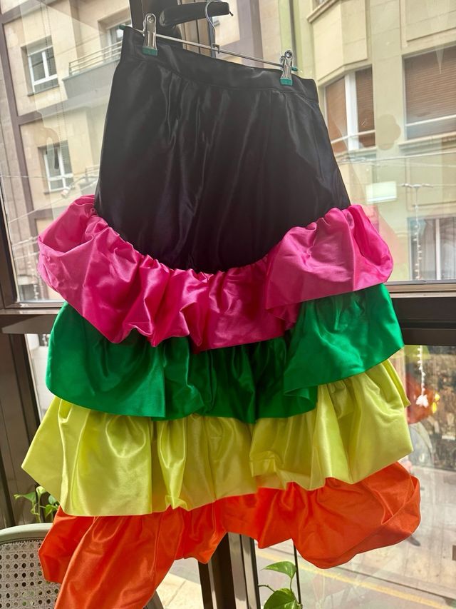 Disfraz Caribeña Hecho a Mano Talla S/M