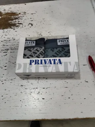 Boxers Privata Pack 2 Negro Gris