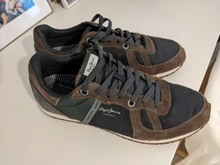 Zapatillas Pepe Jeans Talla 43 Marrón/Negro/Gris