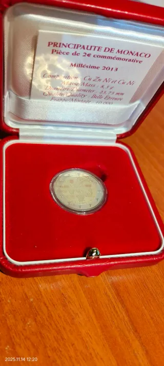 Moneda Mónaco 2€ 2013 ONU
