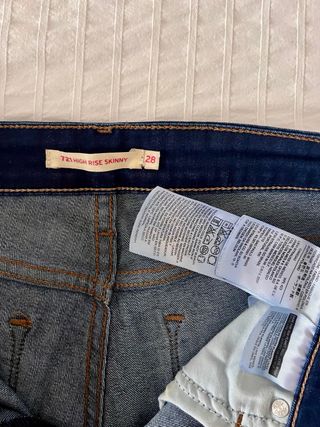 Calças Levis Mulher Azuis