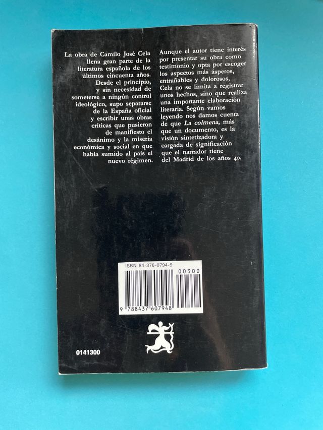 La colmena (COLECCION LETRAS HISPANICAS) (Spani...