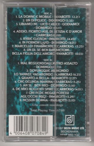 MC The Best of the Great Tenors Carreras Pavarotti