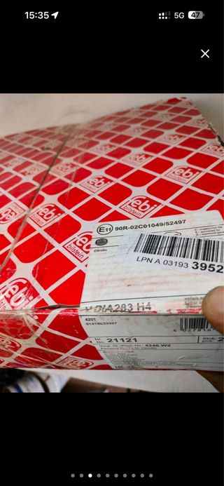 Discos de Freno FEBI Bilstein 21121 - 283mm