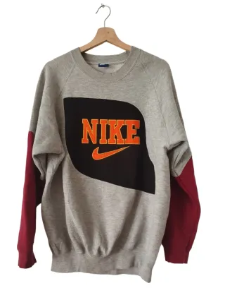 Sudadera Nike Gris y Roja