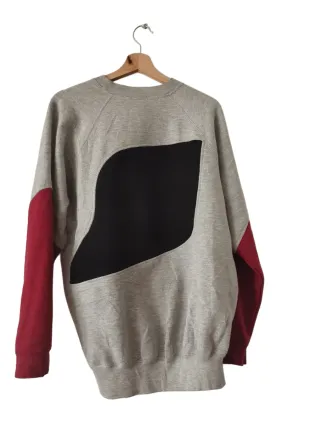 Sudadera Nike Gris y Roja