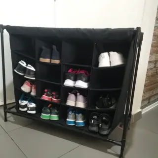 Zapatero organizador de tela