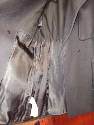 Abrigo Mango Negro Talla L