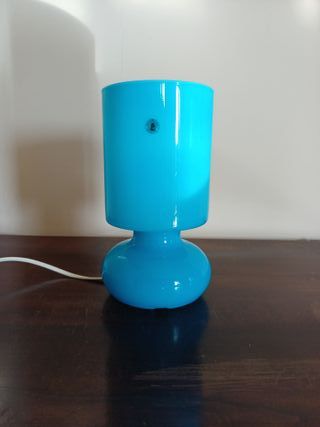 Lampada Ikea Likta Vetro Azzurro