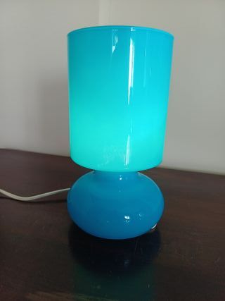 Lampada Ikea Likta Vetro Azzurro