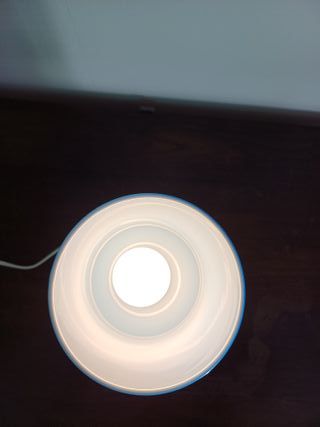 Lampada Ikea Likta Vetro Azzurro