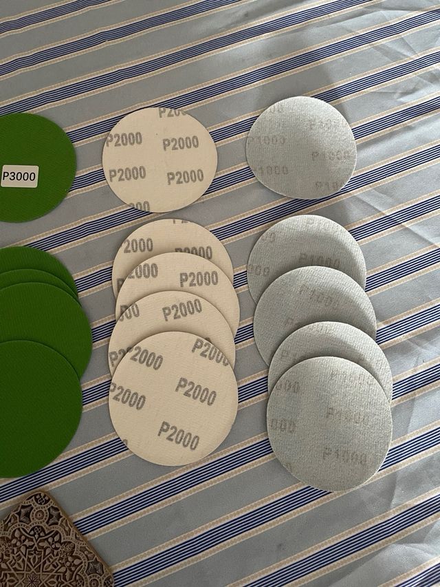 Lijas grano fino al agua (kit 25 unidades)